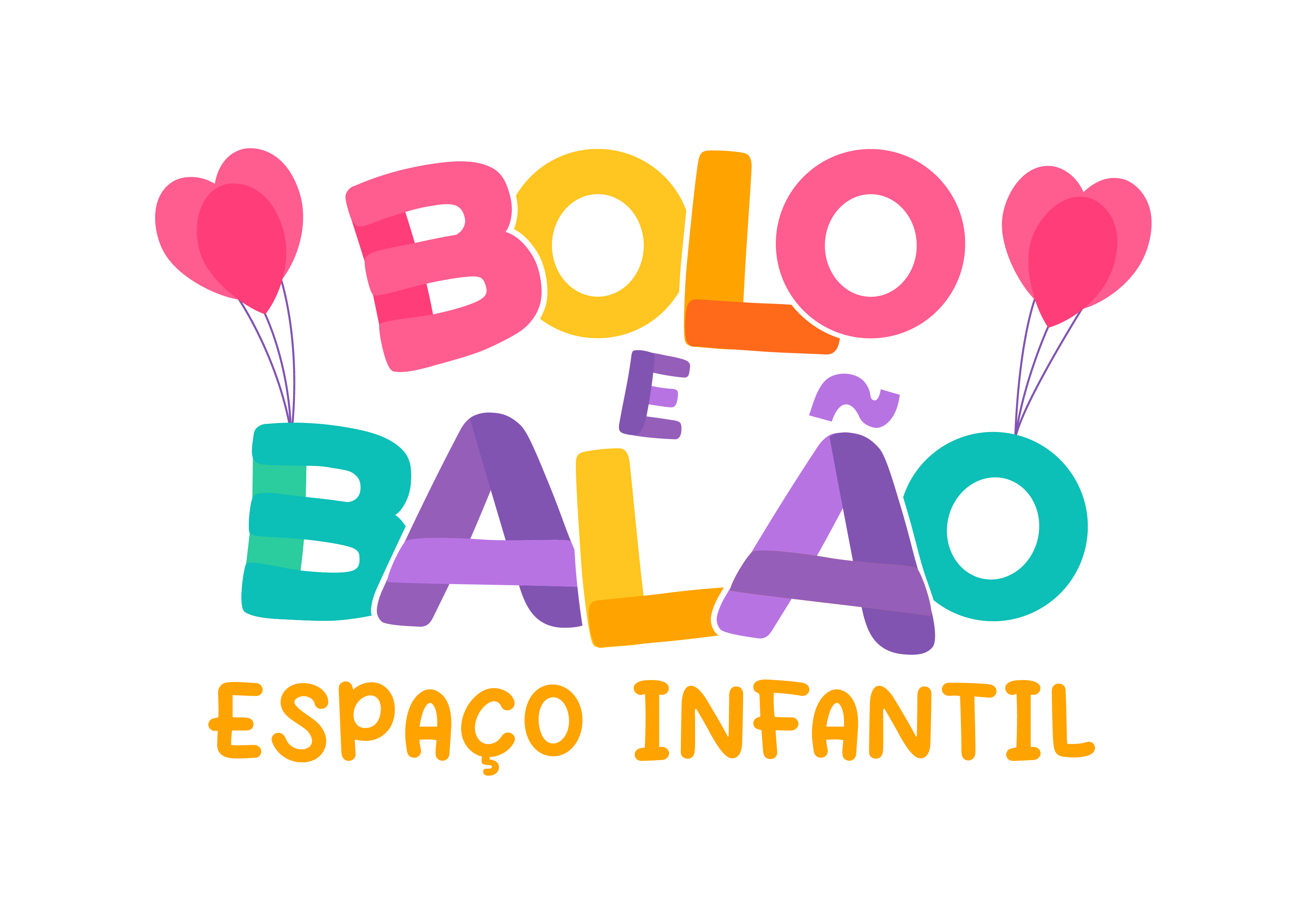 Logo Bolo e Balão
