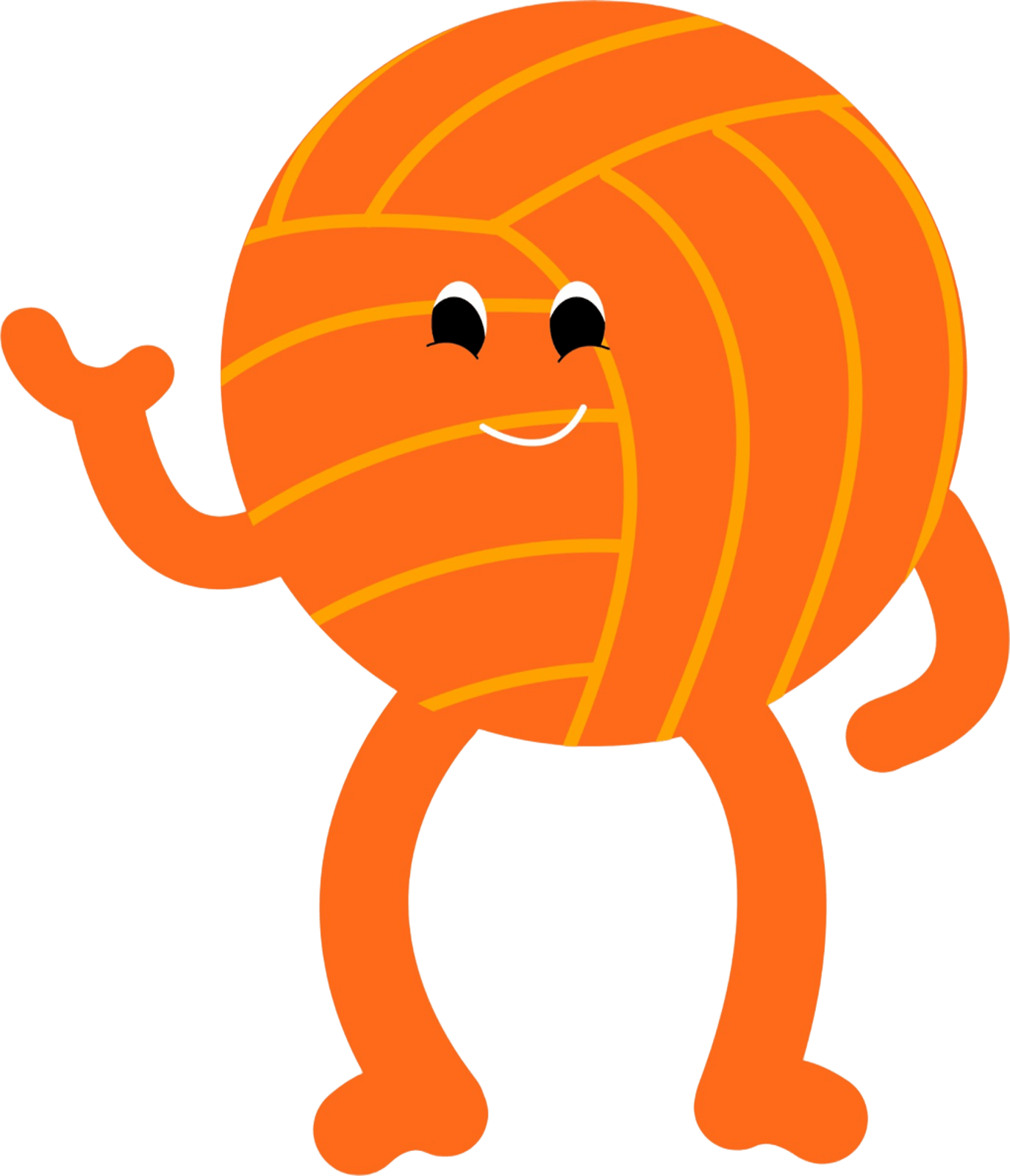 Mascote laranja